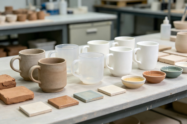 Ceramic Mug Materials and Risks Different types of ceramic materials like stoneware and porcelain