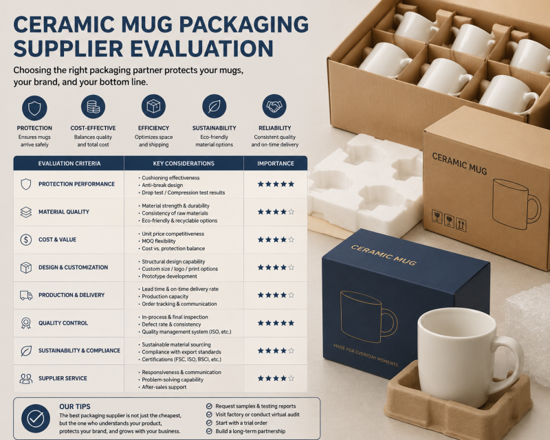 ceramic mug packaging supplier for ceramic shipping packaging