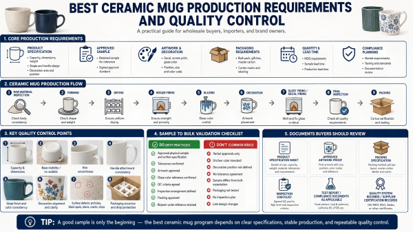 Best ceramic mug production requirements and quality control Best ceramic mug production requirements and quality control